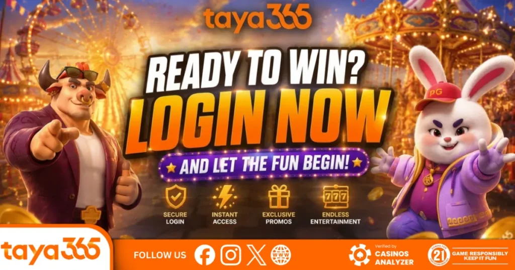 Taya365 Login, CTA