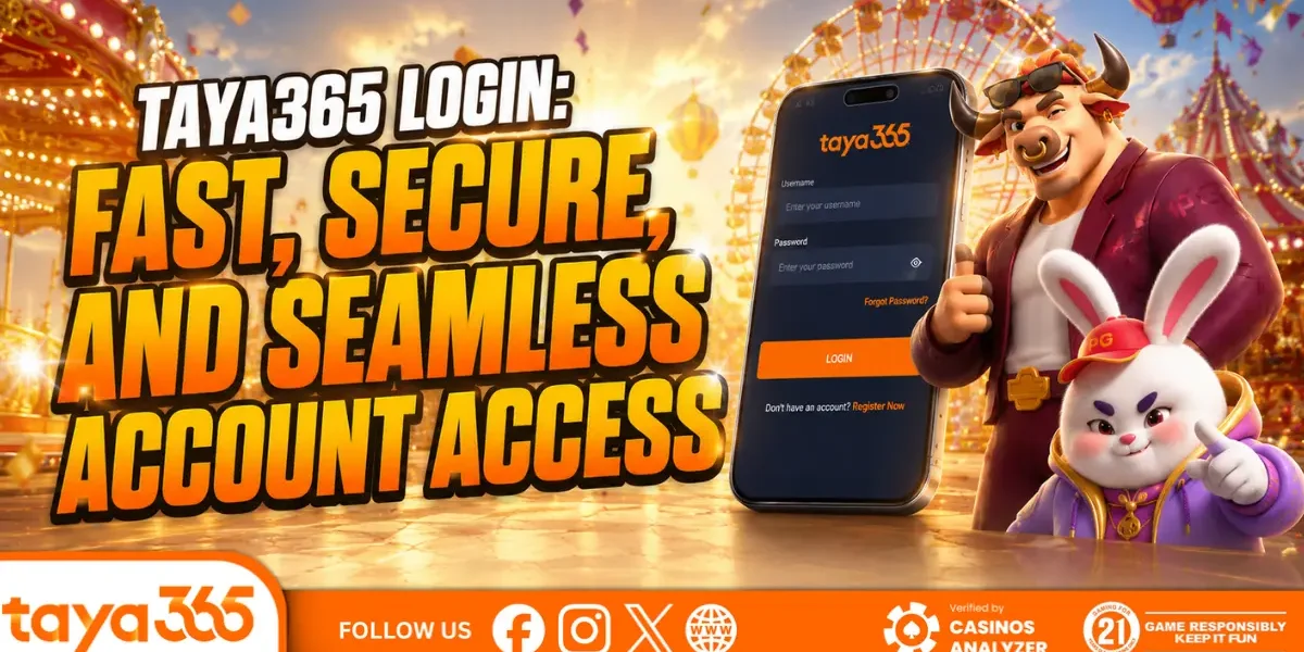 Taya365 Login Fast, Secure, and Seamless Account Access